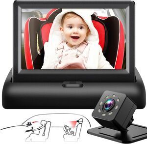 Smart Baby Car Monitor 4.3'' HD Night Vision Rear Facing Car Seat LCD Camera